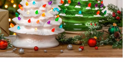 Painted Ceramic Christmas Tree w\/lights - Adult Public Workshop [ 2nd date added ] 