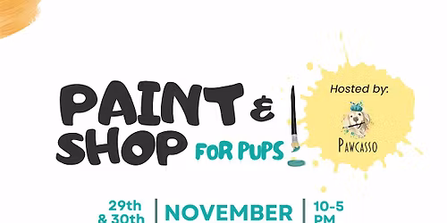 Shopapalooza: Pawcasso Paint and Shop Pawty