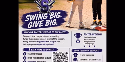 Sequim Little League Slugger Showdown.