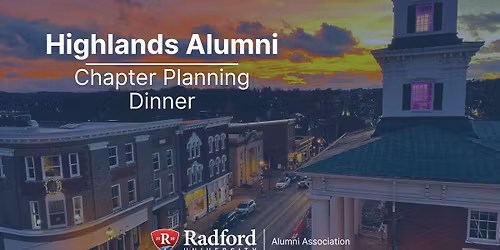 Radford University Alumni | Highlands Chapter Planning Dinner