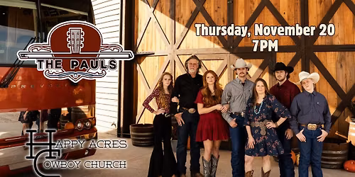 The Pauls at Thursday Service