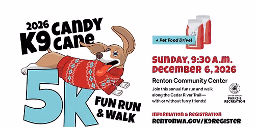 K9 Candy Cane 5K Fun Run & Walk
