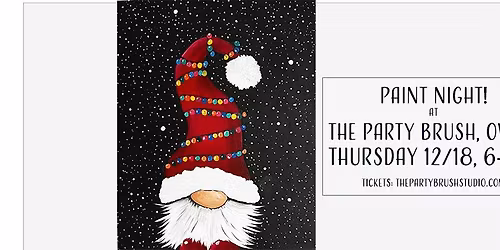 Thursday 12\/18 Paint Night! at The Party Brush, Owego