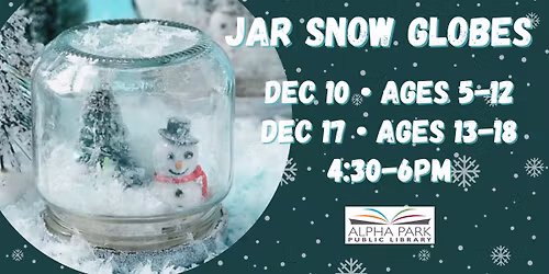 Jar Snow Globes 