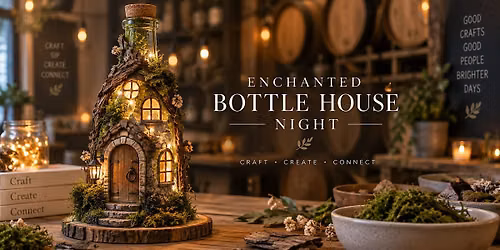 Frederick Enchanted Bottle House: Build a Miniature Cottage