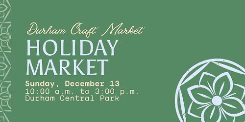 Durham Craft Holiday Market