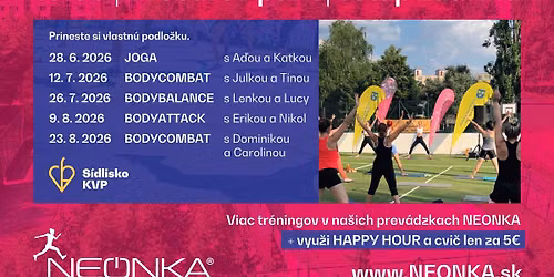 \ud83e\udd4b Leto s Neonkou: BODYCOMBAT\u00ae