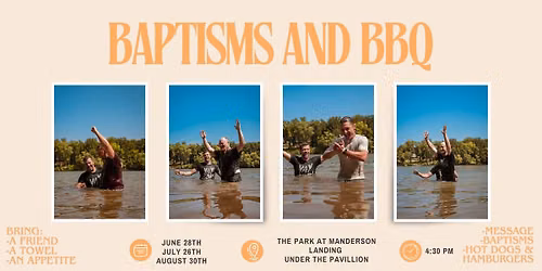 June River Baptisms and BBQ