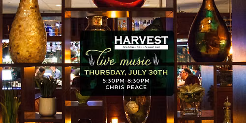 Live music by Chris Peace at Harvest Moorestown! 