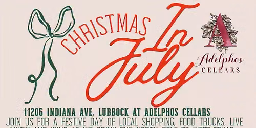 Christmas in July at Adelphos Cellars