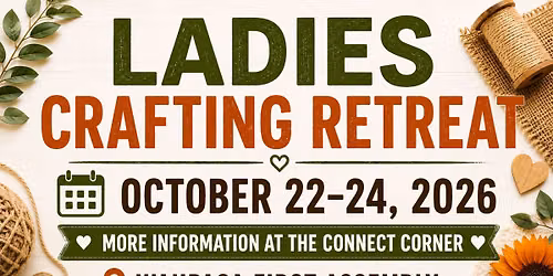 Ladies Crafting Retreat