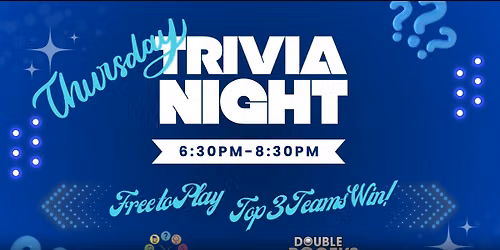 Trivia - Thursday's 6:30pm-8:30pm at Double Bogey's Tavern & Grille FREE TO PLAY