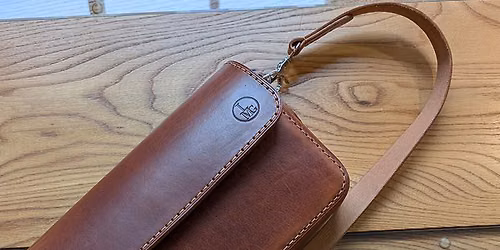 Two Day Make a Leather Cross Body Bag Workshop with Alby from Ivy Makers.