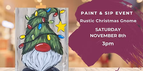 Rustic Christmas Gnome! Add a Candle