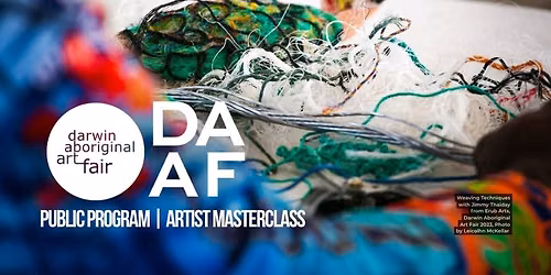 Ghost Net Weaving Masterclass with Jimmy John Thaiday, Erub Arts