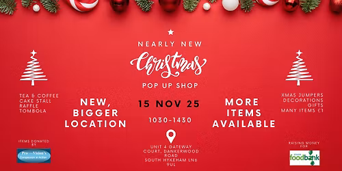 Nearly New Christmas PopUp Shop