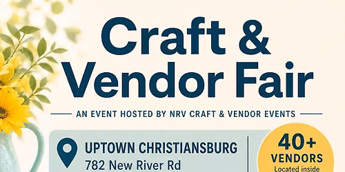 Craft & Vendor Event at Uptown C\u2019burg