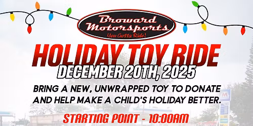 Broward Motorsports Toy Drive