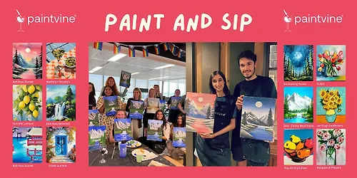 Paint and Sip - Courtside Crush Town and Gown