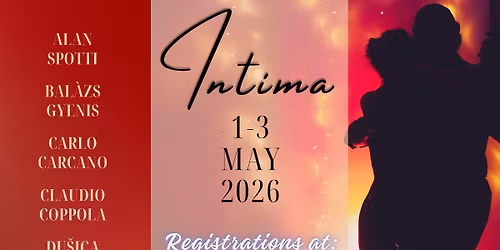 Intima Tango Marathon 1-3 May 2026