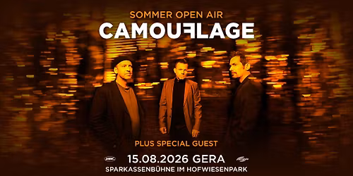 CAMOUFLAGE + special guest \/\/ Sommer Open Air 2026 \/\/ GERA