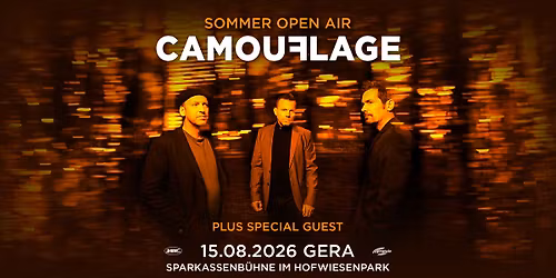 CAMOUFLAGE + special guest \/\/ Sommer Open Air 2026 \/\/ GERA