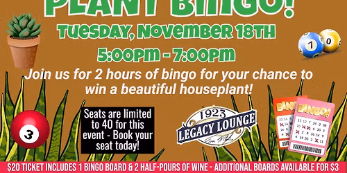 November Plant BINGO!