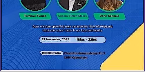 Town Hall Meeting with Consulate of Tanzania in Denmark