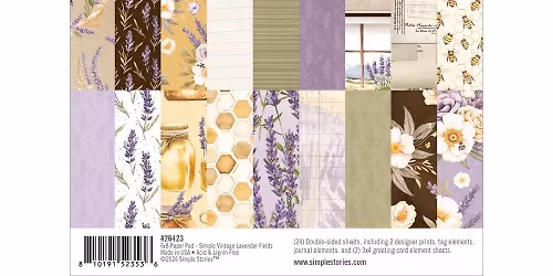 Lavender Fields Card Class\/Kit