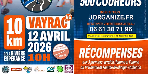 10km de la Rivi\u00e8re Esp\u00e9rance (Vayrac 46)