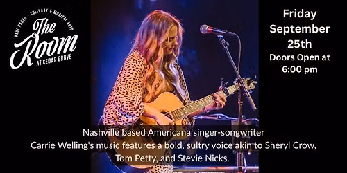 Carrie Welling at The Room at Cedar Grove