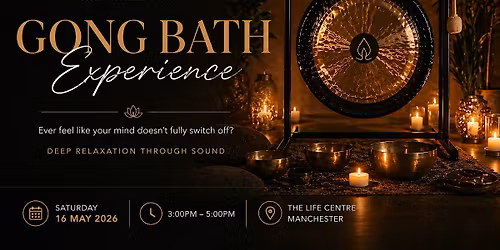 Sacred Lounge: Gong Bath Experience