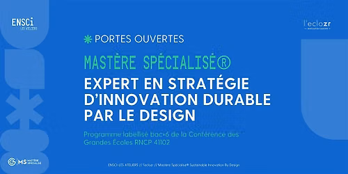 Portes Ouvertes - Mast\u00e8re Sp\u00e9cialis\u00e9\u00ae - ENSCI Rennes