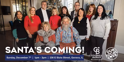 Santa's Coming to Geneva, IL!