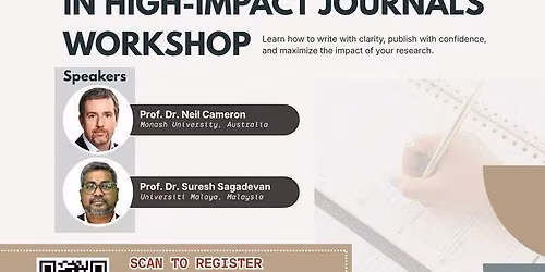 Workshop on Effective Scientific Writing & Publishing in High-Impact Journals