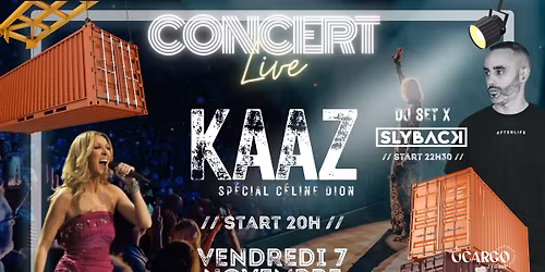 CONCERT LIVE KAAZ & DJ - SPECIAL C\u00c9LINE DION