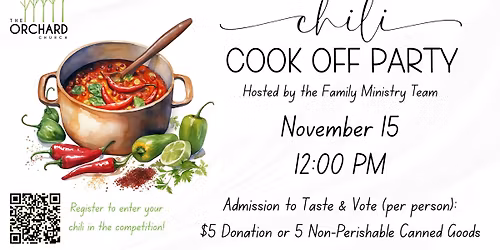 The Orchard's Chili Cook-Off Party