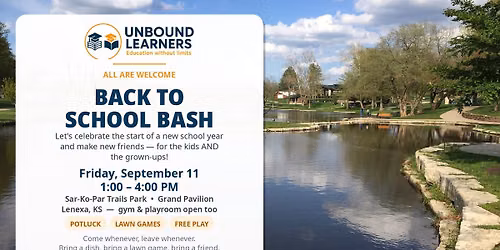 Back to School Bash 2026-2027 School Year