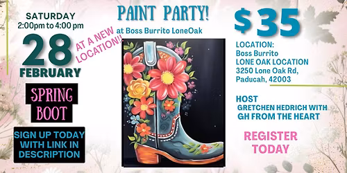 SPRING BOOT AT BOSS BURRITO 02\/28 \/26 AT 2PM