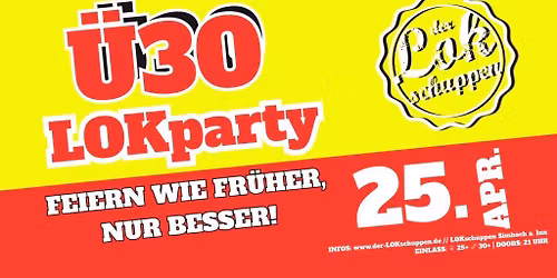 \u00dc30 LOKparty | 25.04.2026