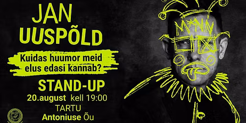 Jan Uusp\u00f5ld stand-up "Kuidas huumor meid elus edasi kannab?"