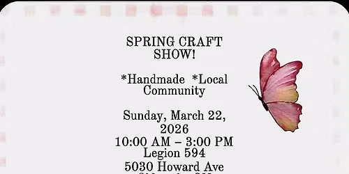 Vendor\/Craft Show