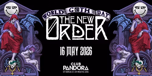 \u2020\u2020 TNO World Goth Day Celebrations \u2020 Saturday 16 May 2026 \u2020\u2020