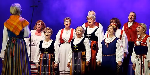 Kuorokavalkadi Karjalaisilla kes\u00e4juhlilla Oulussa la 13.6.