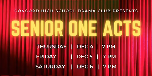 The Annual Senior Directed One Acts