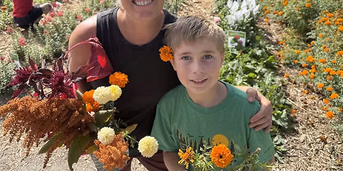 You-Pick Flowers at the Village Farm at Stanley Marketplace