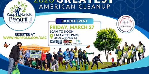 Great American Cleanup 2026: Kickoff Celebration at Lafayette Park