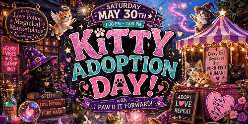 KITTY ADOPTION DAY with I PAW'D IT FORWARD!