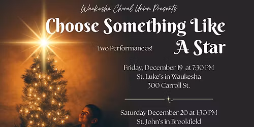 Choose Something Like a Star at St. Luke's