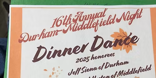 Durham\/Middlefield dinner dance